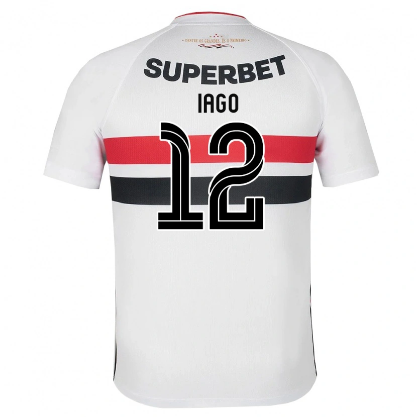 Danxen Criança Camisola Iago Amaral Borduchi #12 Branco Vermelho Preto Principal 2026/27 Camisa