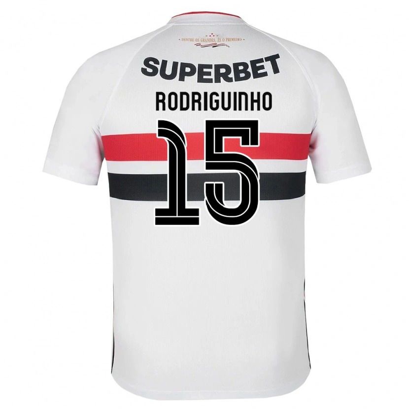 Danxen Criança Camisola Rodriguinho #15 Branco Vermelho Preto Principal 2026/27 Camisa
