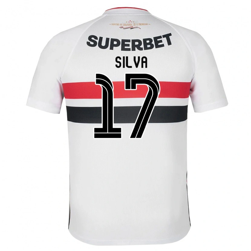 Danxen Criança Camisola André Silva #17 Branco Vermelho Preto Principal 2026/27 Camisa