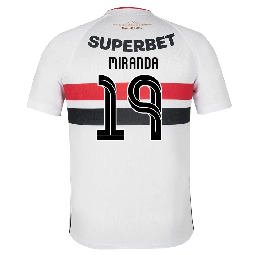 Danxen Criança Camisola Gustavo Miranda #19 Branco Vermelho Preto Principal 2026/27 Camisa