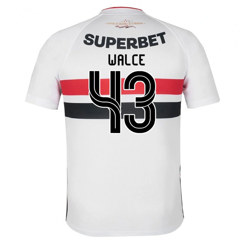 Danxen Criança Camisola Walce #43 Branco Vermelho Preto Principal 2026/27 Camisa