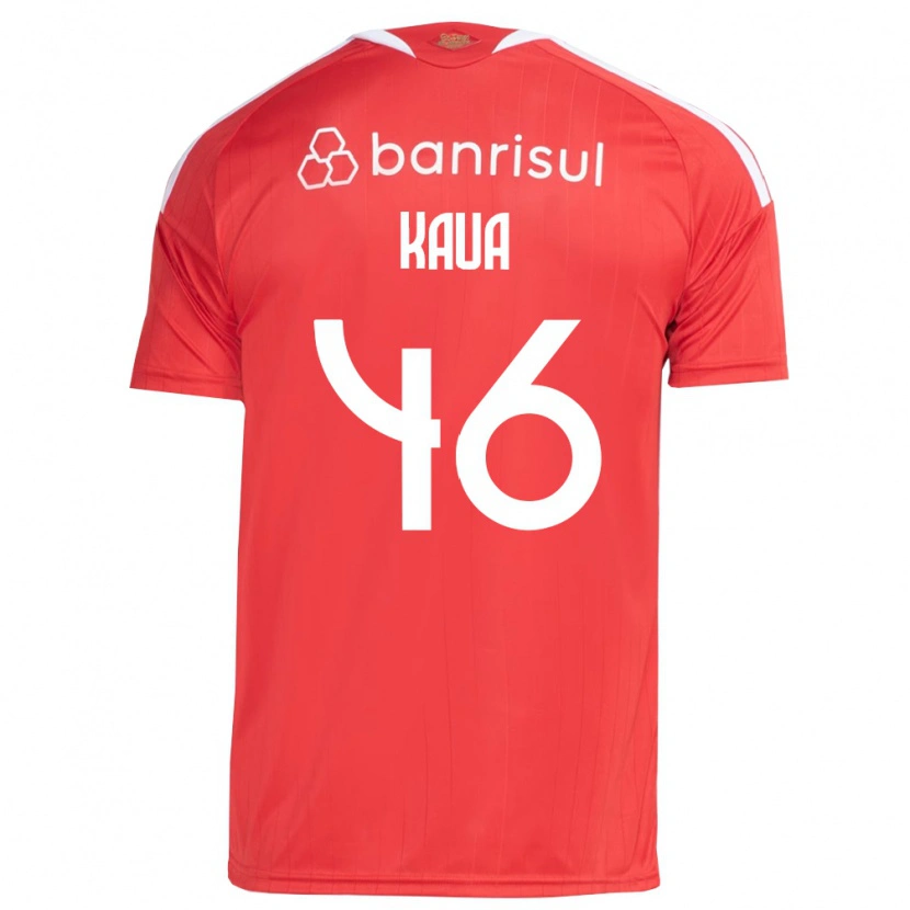 Danxen Criança Camisola Pedro Kauã #46 Vermelho Branco Principal 2026/27 Camisa