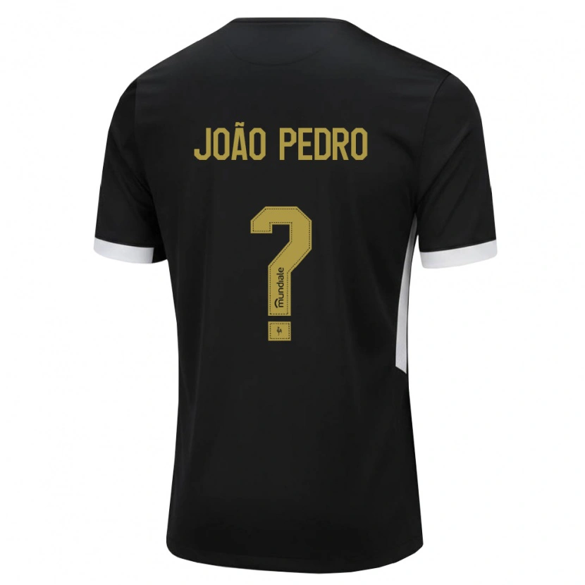 Danxen Criança Camisola João Mathias #0 Preto Branco Amarelo Principal 2026/27 Camisa