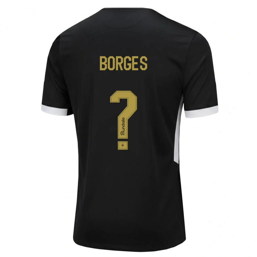 Danxen Criança Camisola Leo Borges #0 Preto Branco Amarelo Principal 2026/27 Camisa