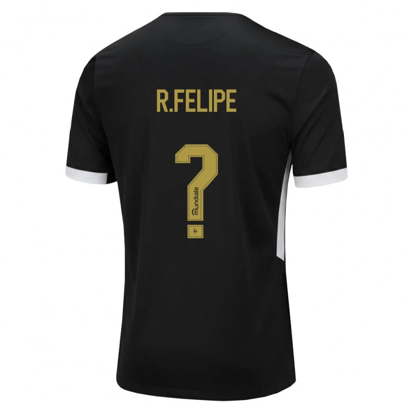 Danxen Criança Camisola Ryan Felipe #0 Preto Branco Amarelo Principal 2026/27 Camisa