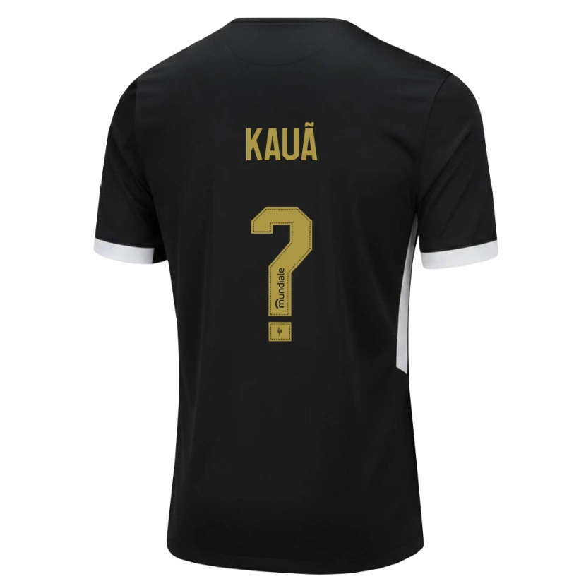 Danxen Criança Camisola David Kauã #0 Preto Branco Amarelo Principal 2026/27 Camisa