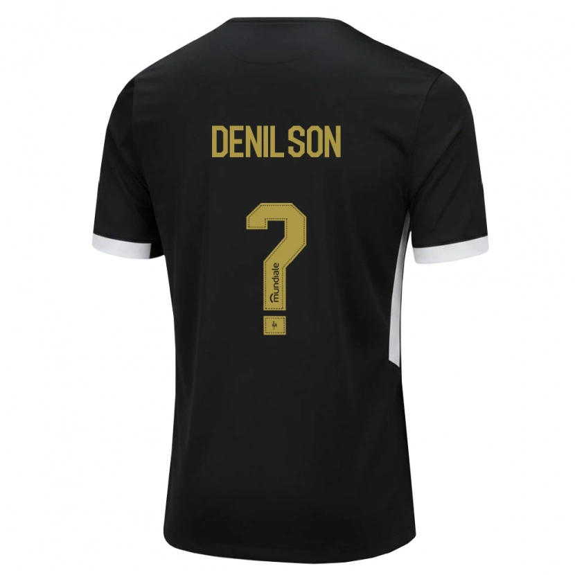 Danxen Criança Camisola Denilson #0 Preto Branco Amarelo Principal 2026/27 Camisa