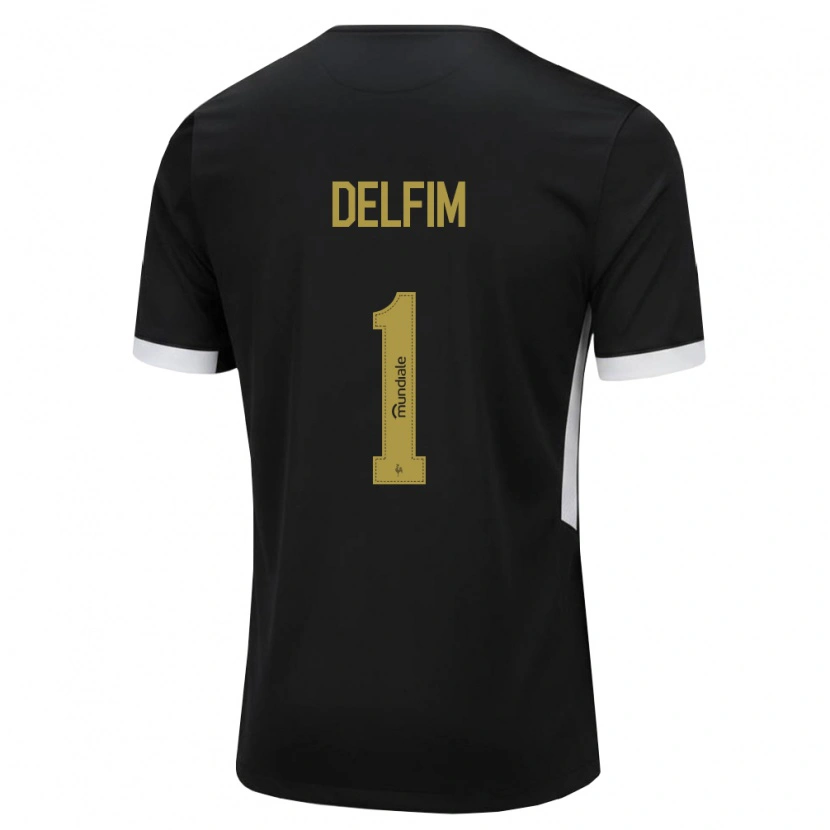 Danxen Criança Camisola Gabriel Delfim #1 Preto Branco Amarelo Principal 2026/27 Camisa