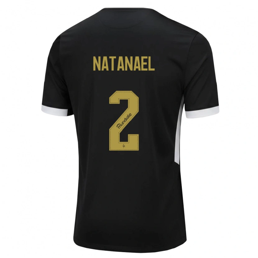 Danxen Criança Camisola Natanael Moreira Milouski #2 Preto Branco Amarelo Principal 2026/27 Camisa