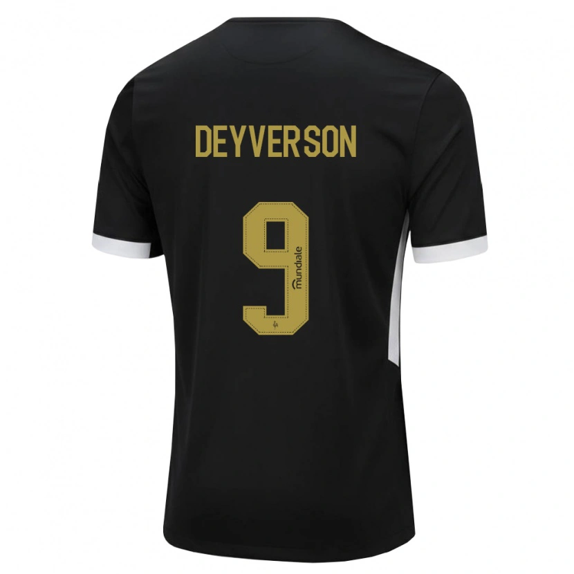 Danxen Criança Camisola Deyverson #9 Preto Branco Amarelo Principal 2026/27 Camisa