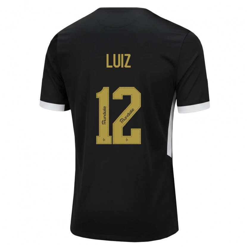 Danxen Criança Camisola Estevan Luiz #12 Preto Branco Amarelo Principal 2026/27 Camisa