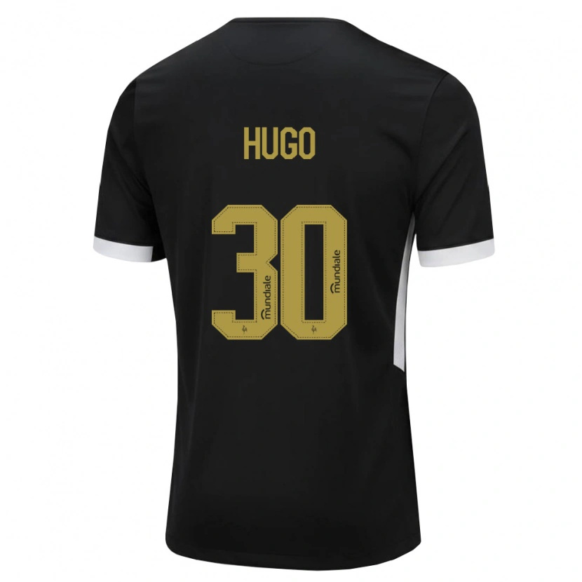 Danxen Criança Camisola Victor Hugo #30 Preto Branco Amarelo Principal 2026/27 Camisa