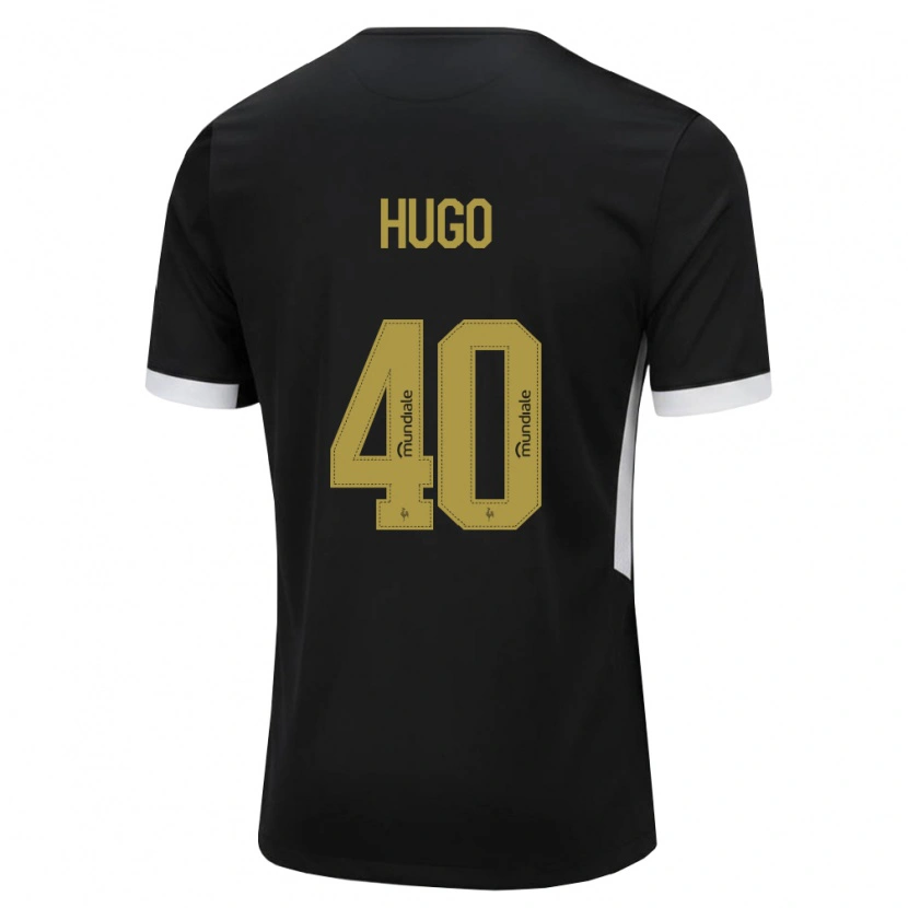 Danxen Criança Camisola Victor Hugo #40 Preto Branco Amarelo Principal 2026/27 Camisa