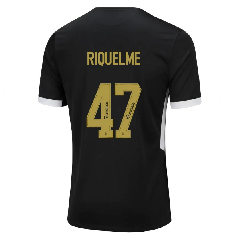 Danxen Criança Camisola Riquelme Henrique Da Silva Ferreira #47 Preto Branco Amarelo Principal 2026/27 Camisa