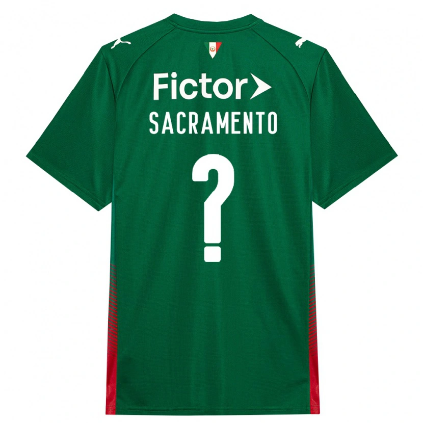 Danxen Criança Camisola Wendell Sacramento #0 Verde Vermelho Branco Principal 2026/27 Camisa