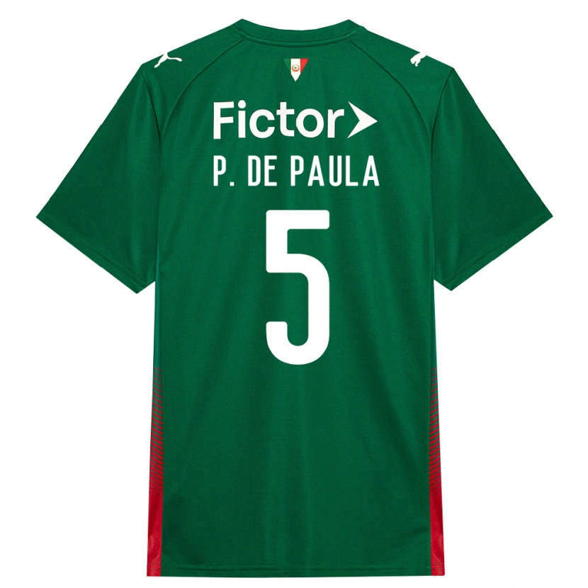 Danxen Criança Camisola Patrick De Paula #5 Verde Vermelho Branco Principal 2026/27 Camisa