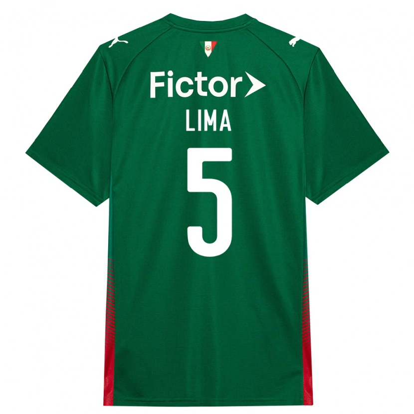 Danxen Criança Camisola Ingryd Lima #5 Verde Vermelho Branco Principal 2026/27 Camisa