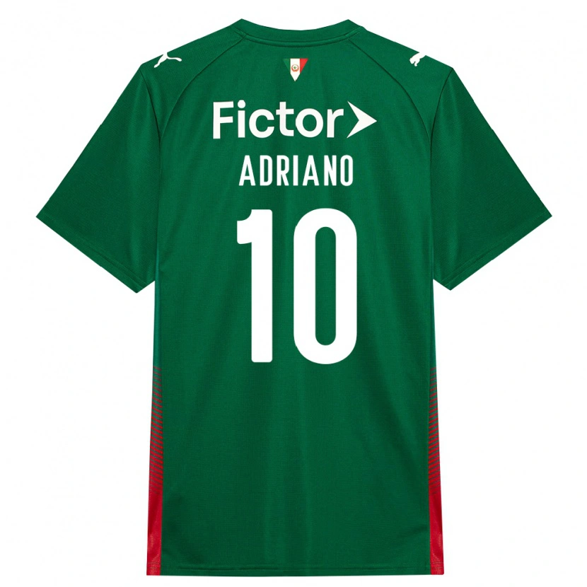 Danxen Criança Camisola Luiz Adriano #10 Verde Vermelho Branco Principal 2026/27 Camisa