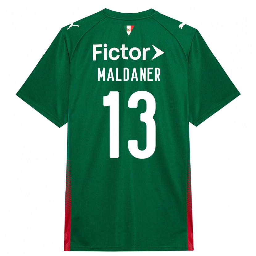 Danxen Criança Camisola Pati Maldaner #13 Verde Vermelho Branco Principal 2026/27 Camisa