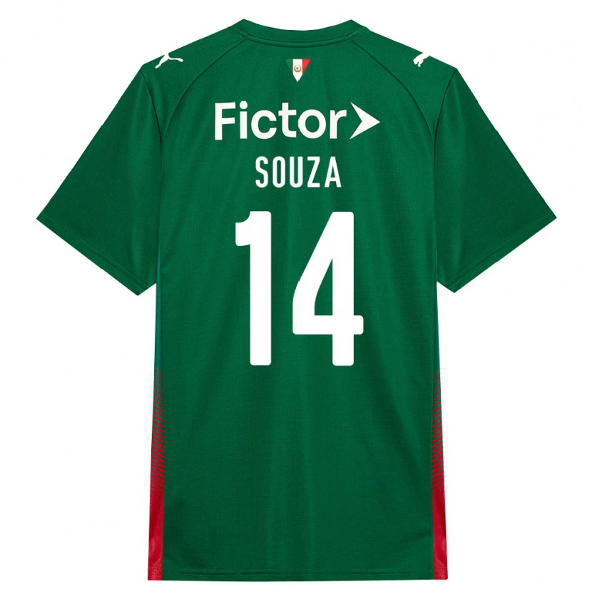 Danxen Criança Camisola Luiz Fernando #14 Verde Vermelho Branco Principal 2026/27 Camisa