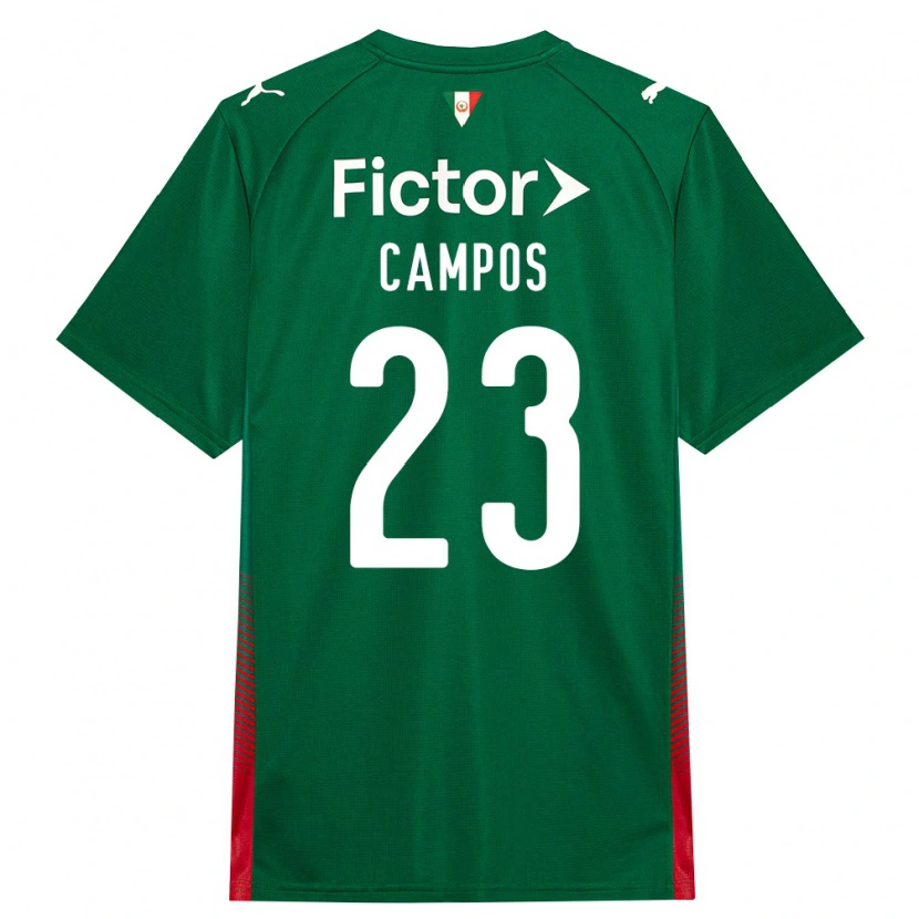 Danxen Criança Camisola Victor Campos #23 Verde Vermelho Branco Principal 2026/27 Camisa