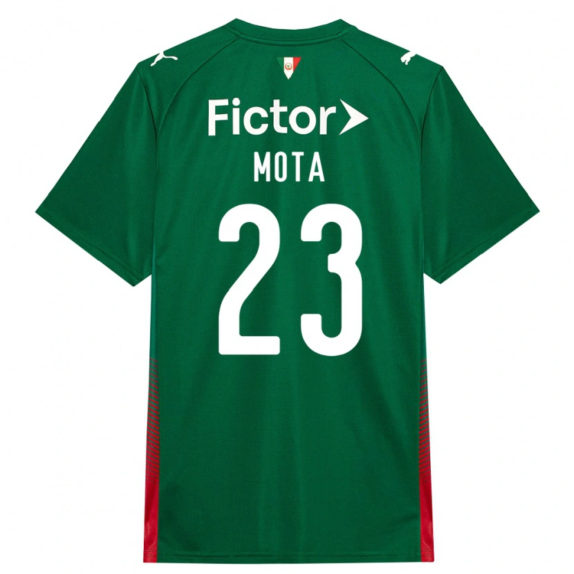 Danxen Criança Camisola Flávia Mota #23 Verde Vermelho Branco Principal 2026/27 Camisa