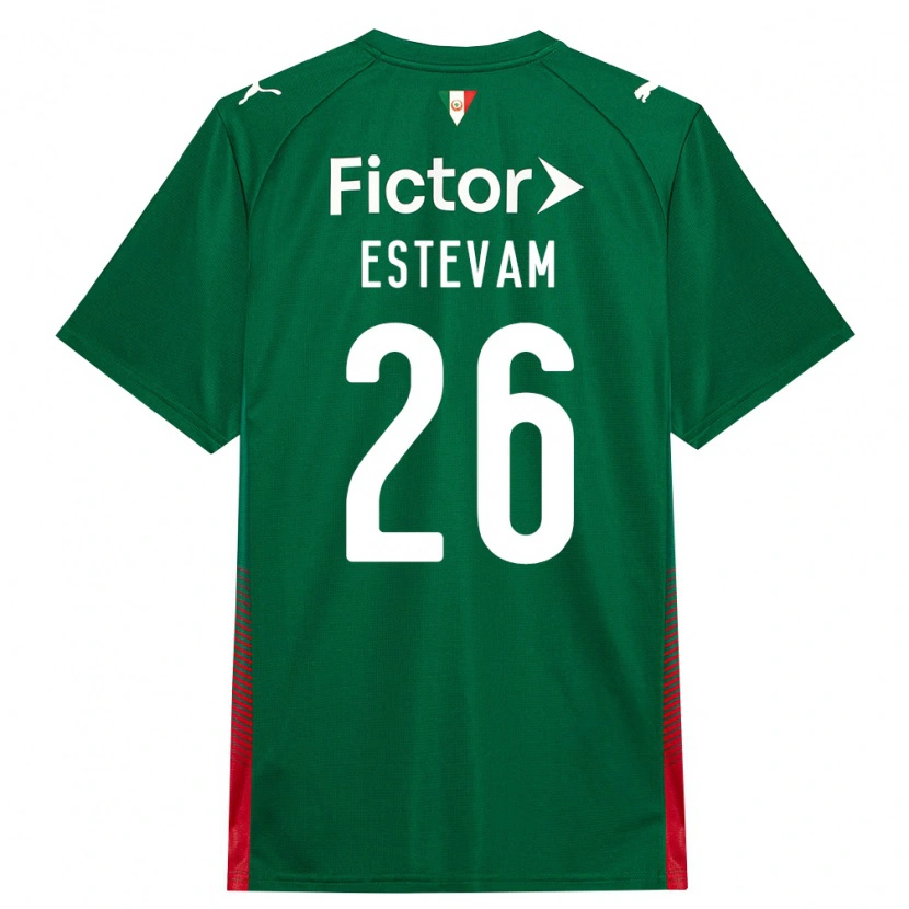 Danxen Criança Camisola Laís Estevam #26 Verde Vermelho Branco Principal 2026/27 Camisa