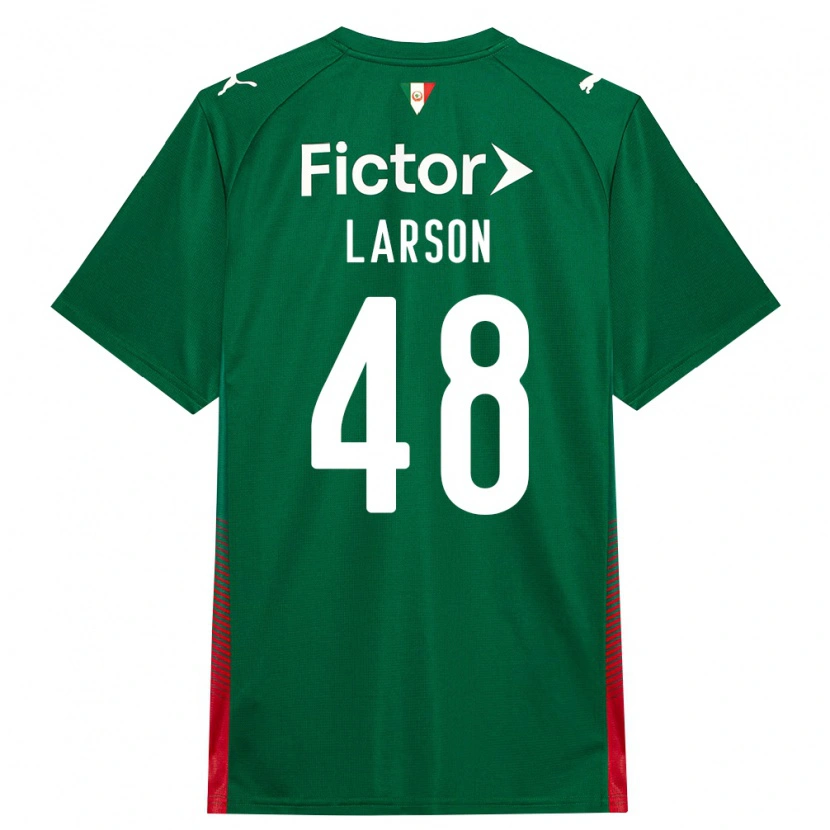 Danxen Criança Camisola Larson Torna Ferreira Dos Santos #48 Verde Vermelho Branco Principal 2026/27 Camisa