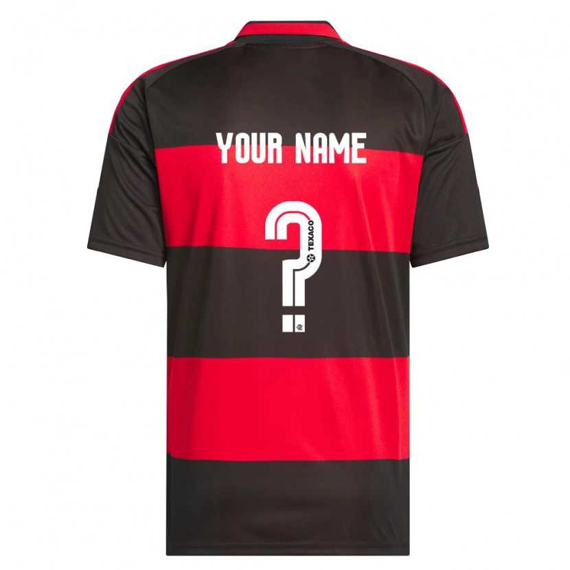 Danxen Criança Camisola Seu Nome #0 Vermelho Preto Branco Principal 2026/27 Camisa