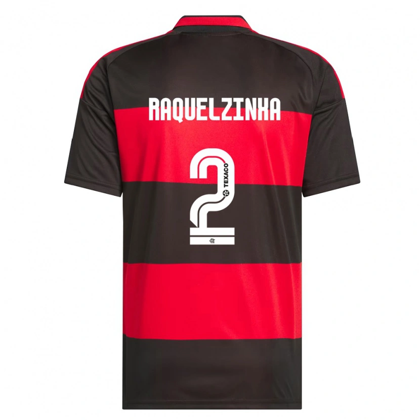 Danxen Criança Camisola Raquelzinha #2 Vermelho Preto Branco Principal 2026/27 Camisa