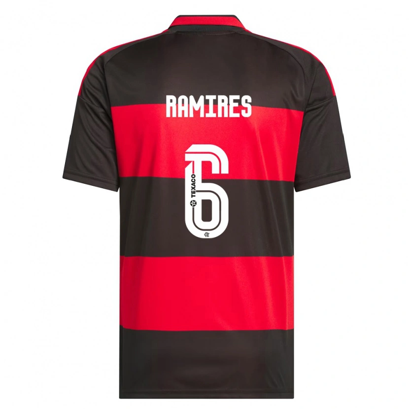 Danxen Criança Camisola Gustavo Rodrigues Nunes #6 Vermelho Preto Branco Principal 2026/27 Camisa