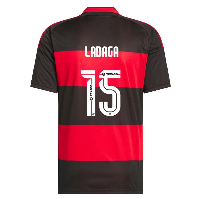 Danxen Criança Camisola Carol Ladaga #15 Vermelho Preto Branco Principal 2026/27 Camisa