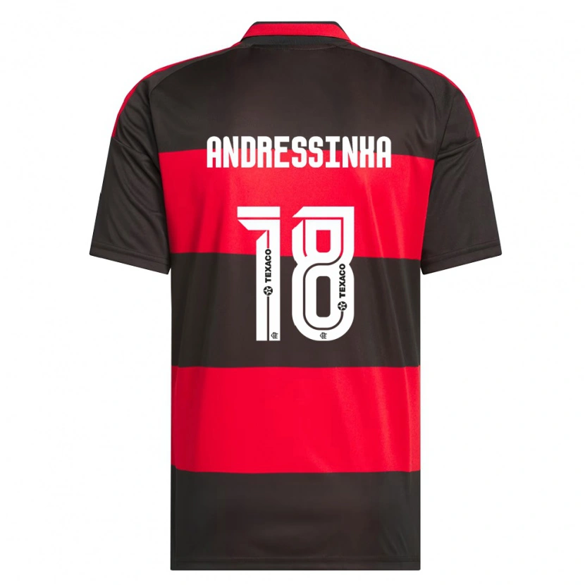 Danxen Criança Camisola Andressinha #18 Vermelho Preto Branco Principal 2026/27 Camisa
