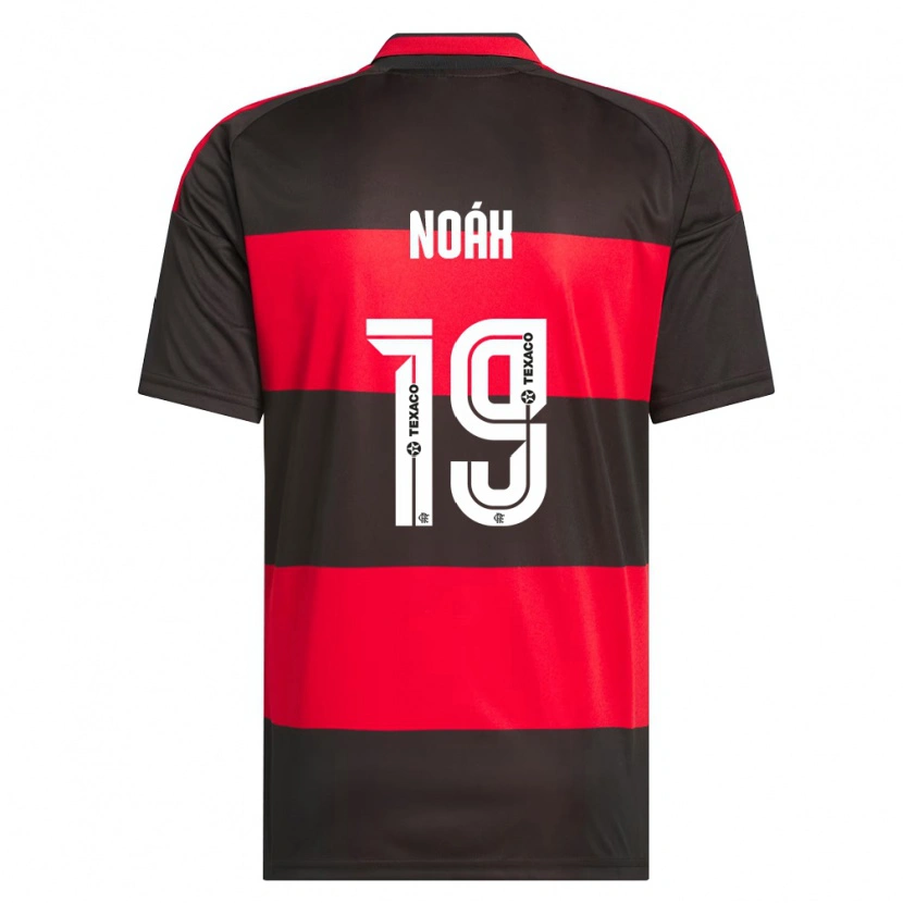 Danxen Criança Camisola Noáh Gerlach Riger Silva #19 Vermelho Preto Branco Principal 2026/27 Camisa