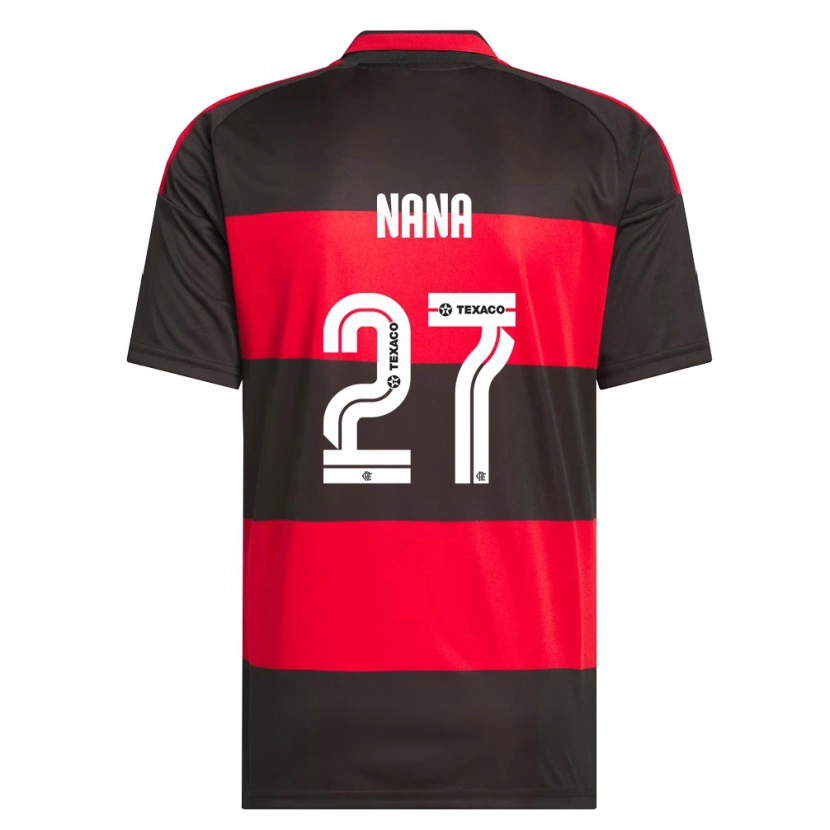 Danxen Criança Camisola Nana #27 Vermelho Preto Branco Principal 2026/27 Camisa