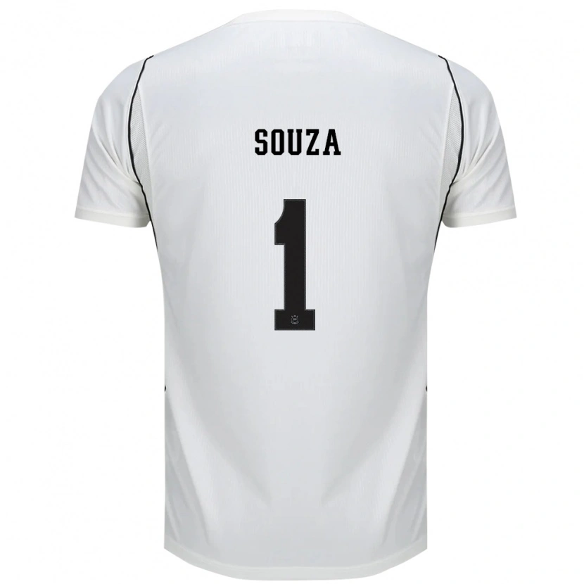 Danxen Criança Camisola Hugo Souza #1 Branco Preto Vermelho Principal 2026/27 Camisa