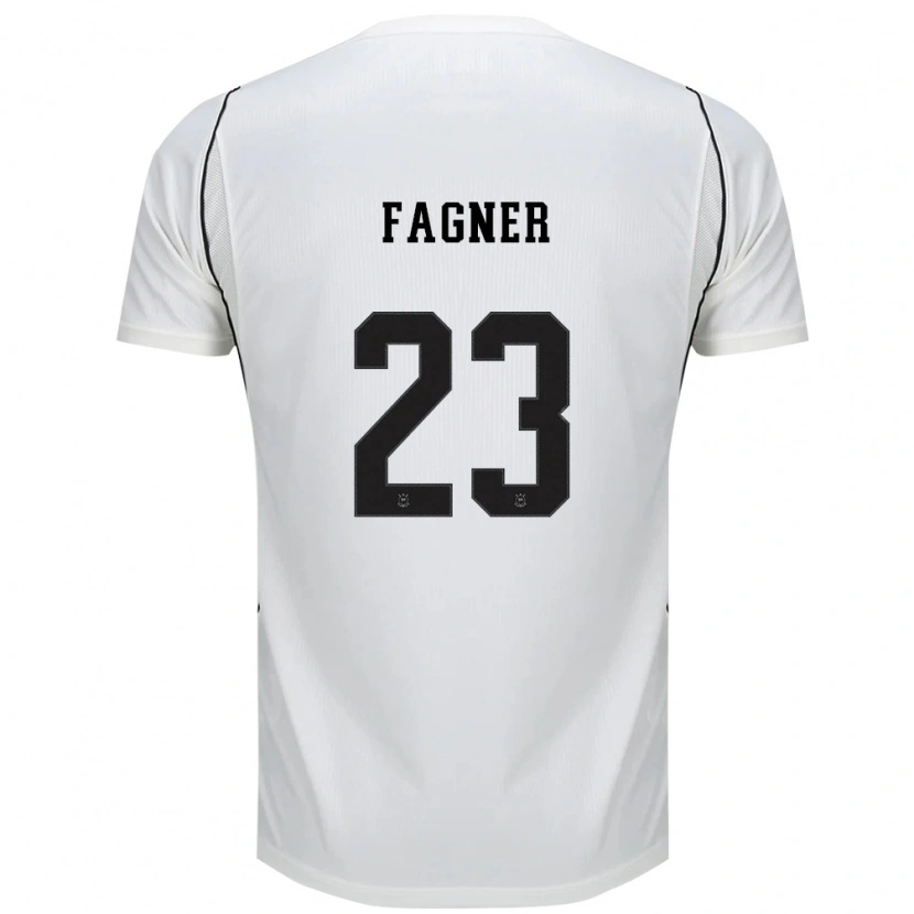 Danxen Criança Camisola Fagner #23 Branco Preto Vermelho Principal 2026/27 Camisa