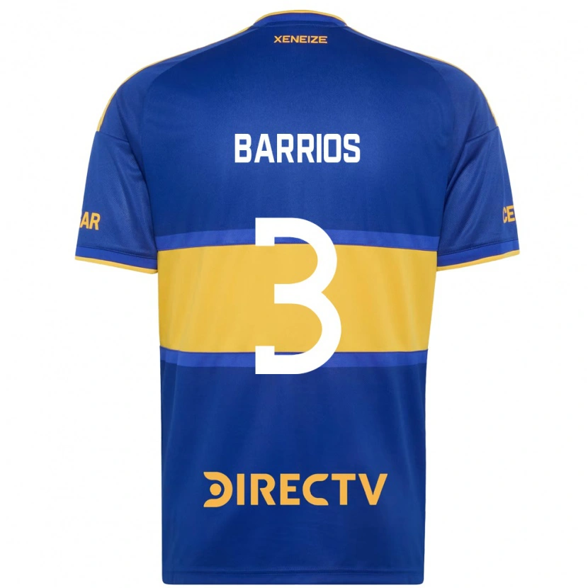 Danxen Criança Camisola Gabriela Barrios #3 Azul Real Amarelo Principal 2026/27 Camisa