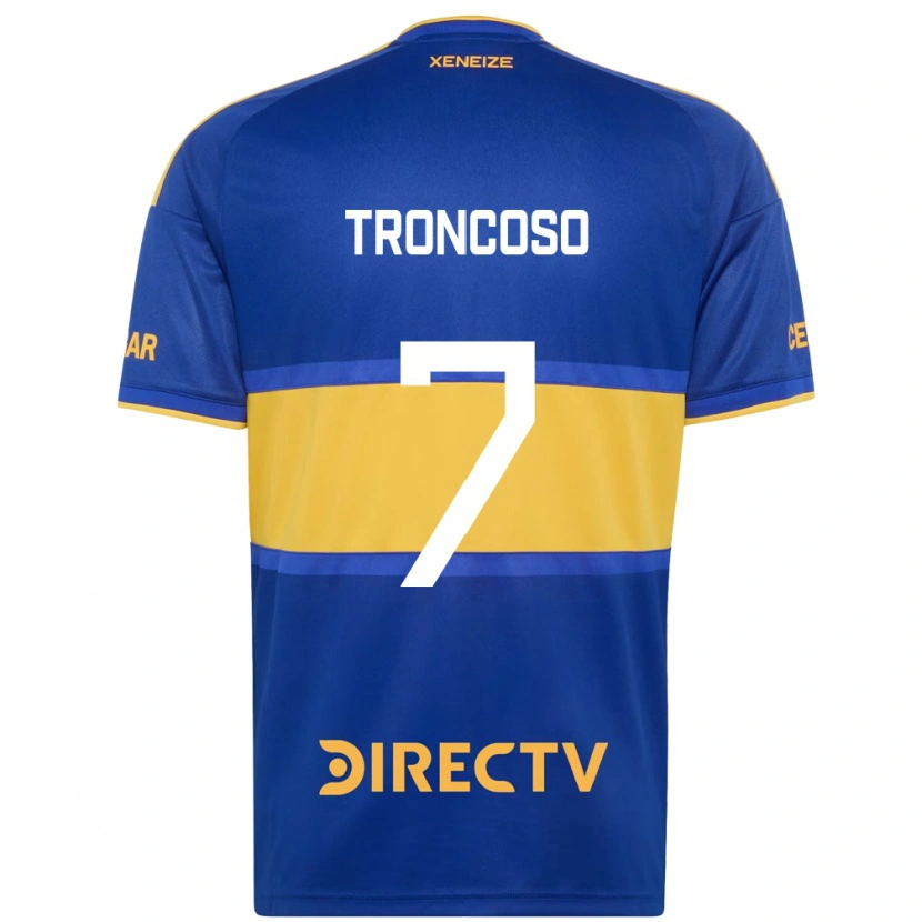 Danxen Criança Camisola Carolina Troncoso #7 Azul Real Amarelo Principal 2026/27 Camisa