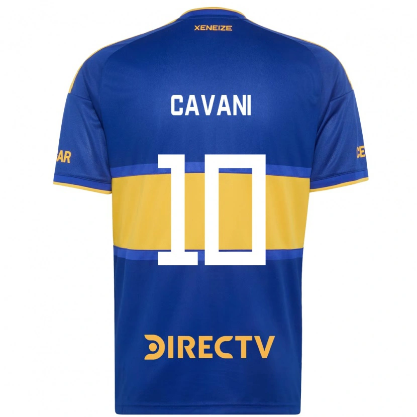 Danxen Criança Camisola Edinson Cavani #10 Azul Real Amarelo Principal 2026/27 Camisa