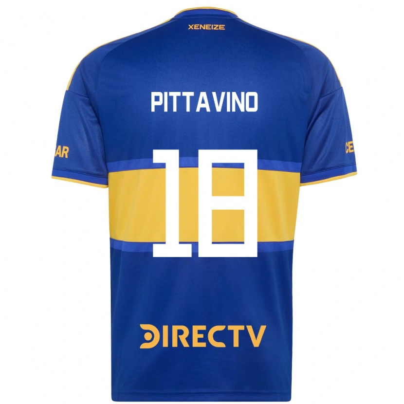 Danxen Criança Camisola Rodrigo Pittavino #18 Azul Real Amarelo Principal 2026/27 Camisa