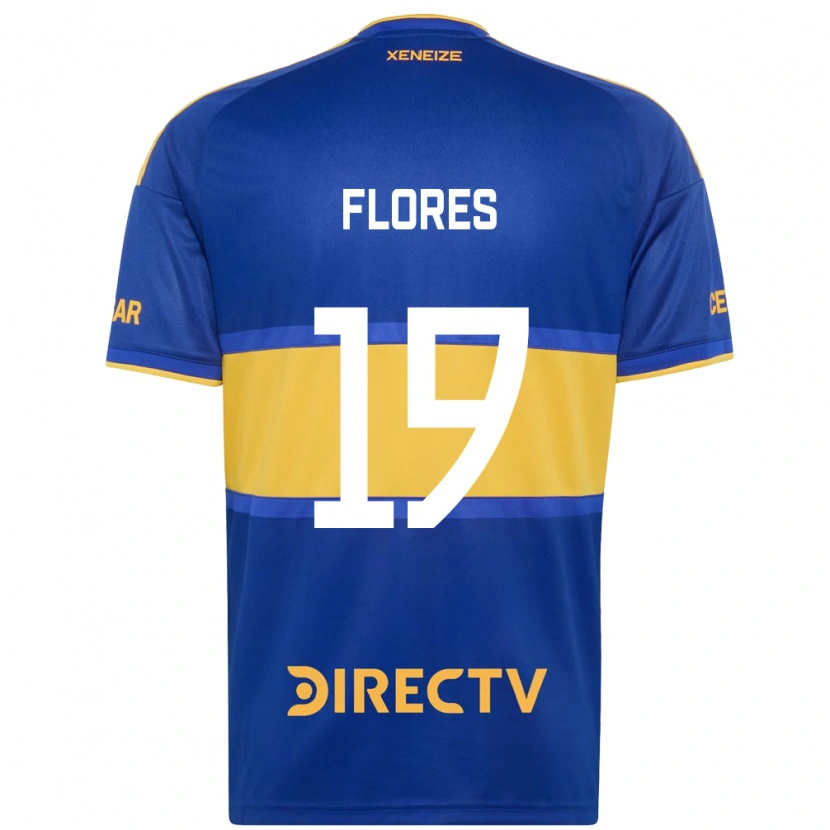 Danxen Criança Camisola Leonel Flores #19 Azul Real Amarelo Principal 2026/27 Camisa