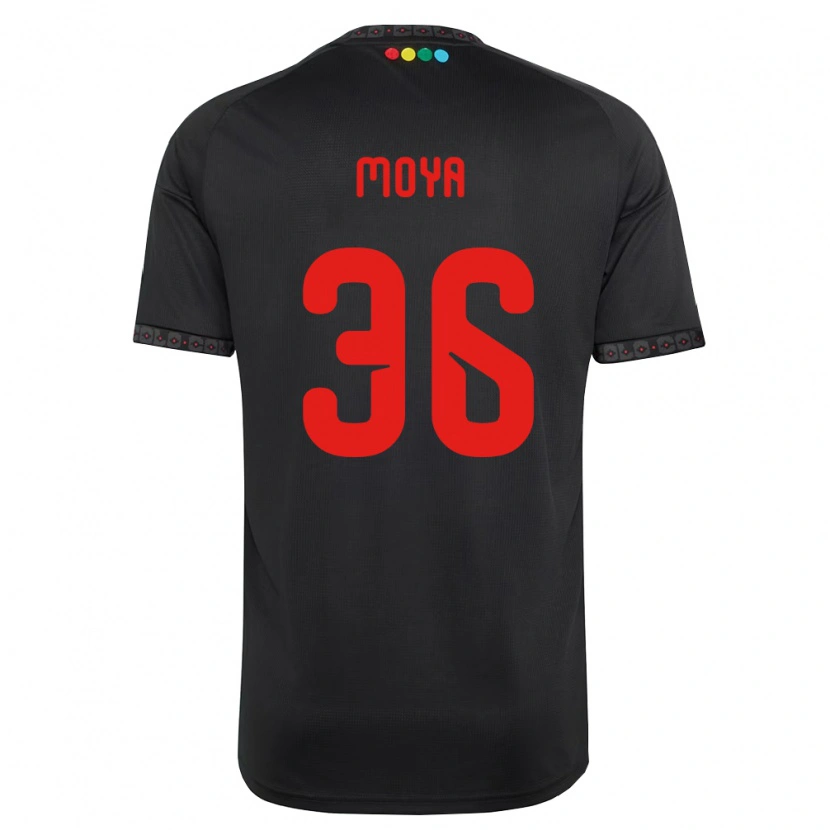 Danxen Criança Camisola Matías Moya G. #36 Preto Vermelho Alternativa 2026/27 Camisa