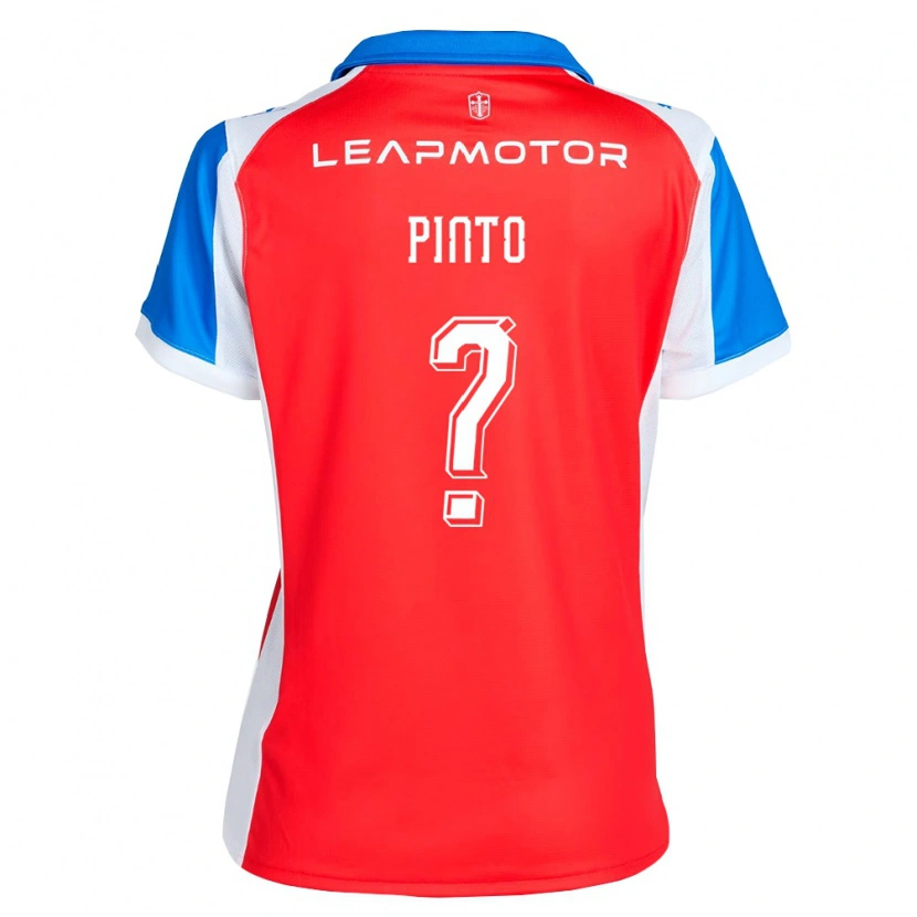 Danxen Criança Camisola Pablo Pinto #0 Vermelho Azul Alternativa 2026/27 Camisa