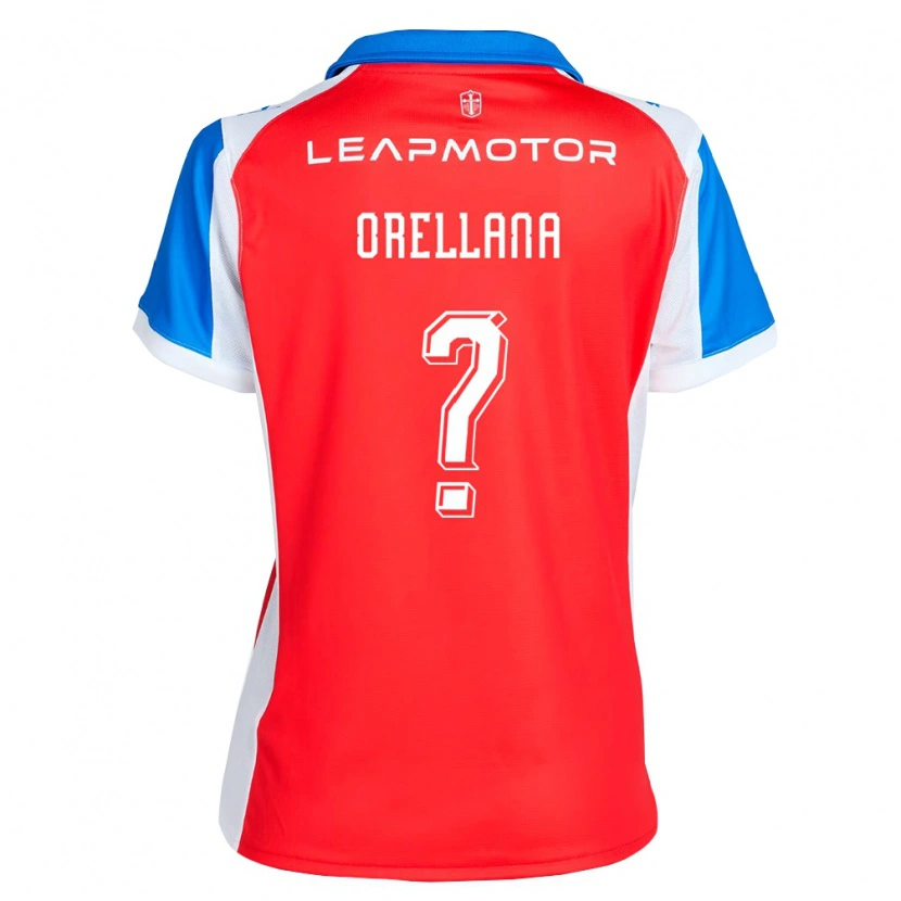 Danxen Criança Camisola Joan Orellana #0 Vermelho Azul Alternativa 2026/27 Camisa