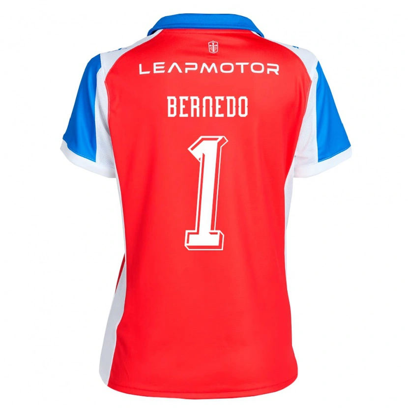 Danxen Criança Camisola Vicente Bernedo #1 Vermelho Azul Alternativa 2026/27 Camisa