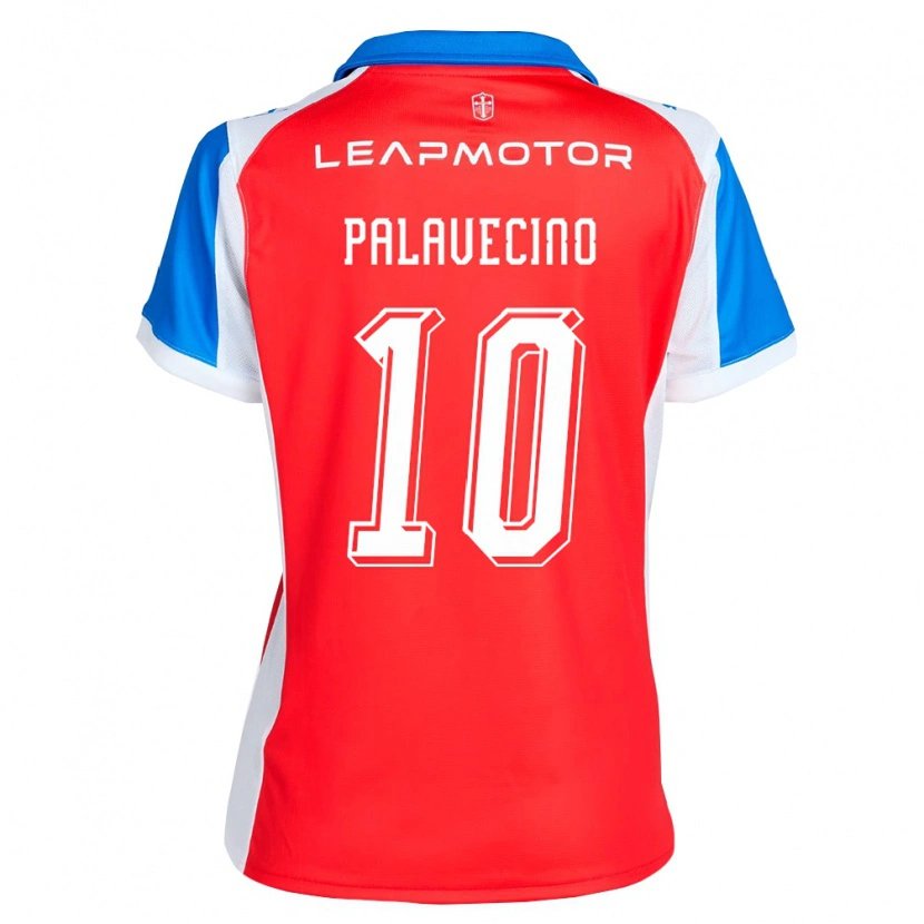 Danxen Criança Camisola Matías Palavecino #10 Vermelho Azul Alternativa 2026/27 Camisa