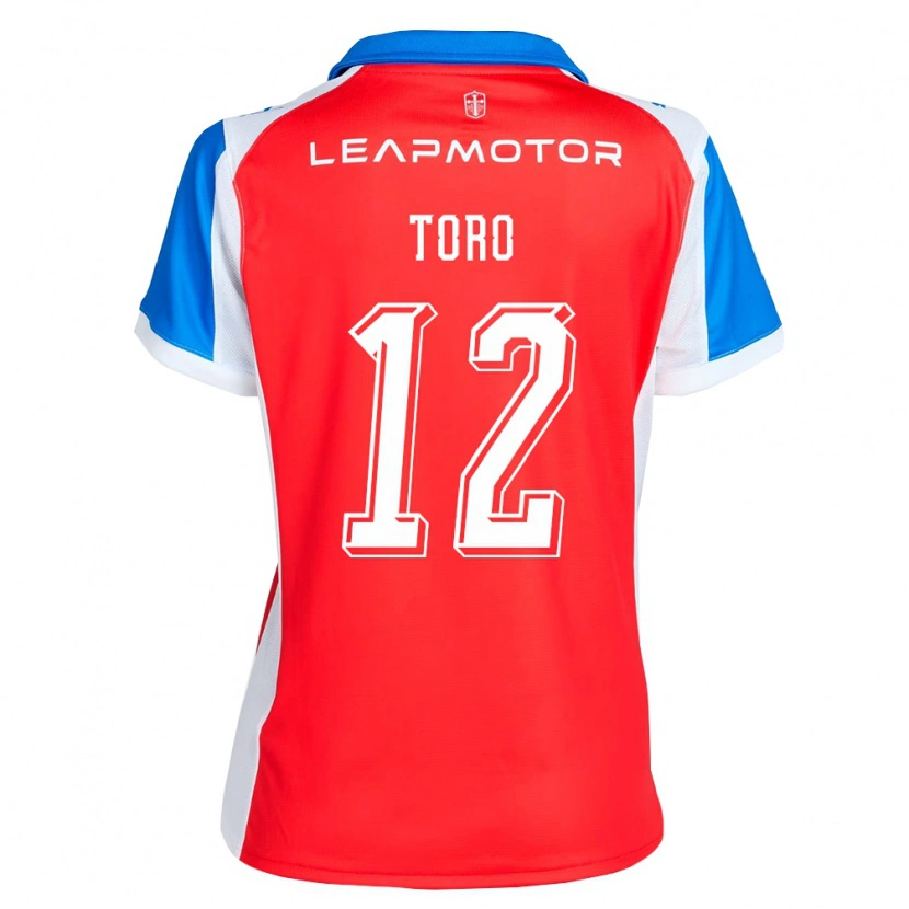Danxen Criança Camisola Ian Toro #12 Vermelho Azul Alternativa 2026/27 Camisa