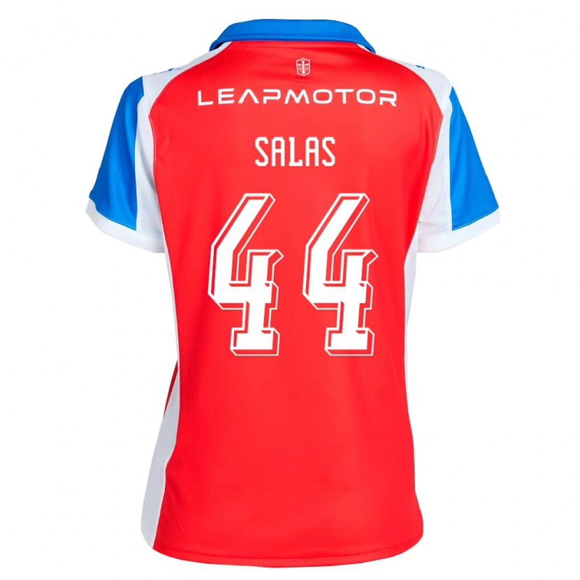 Danxen Criança Camisola José Salas #44 Vermelho Azul Alternativa 2026/27 Camisa
