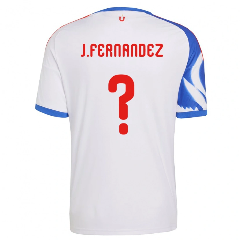 Danxen Criança Camisola José Matías Fernández #0 Branco Azul Marinho Alternativa 2026/27 Camisa